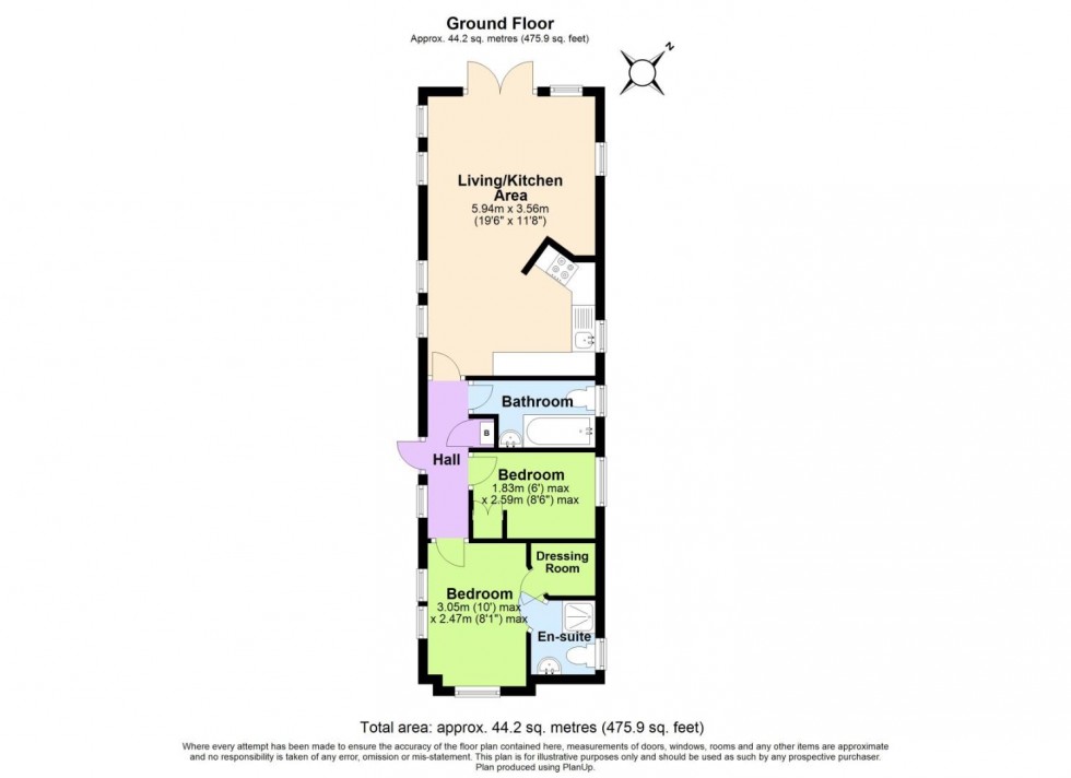 Floorplan for Swainswood Luxury Lodges, Park Road, Overseal, Swadlincote