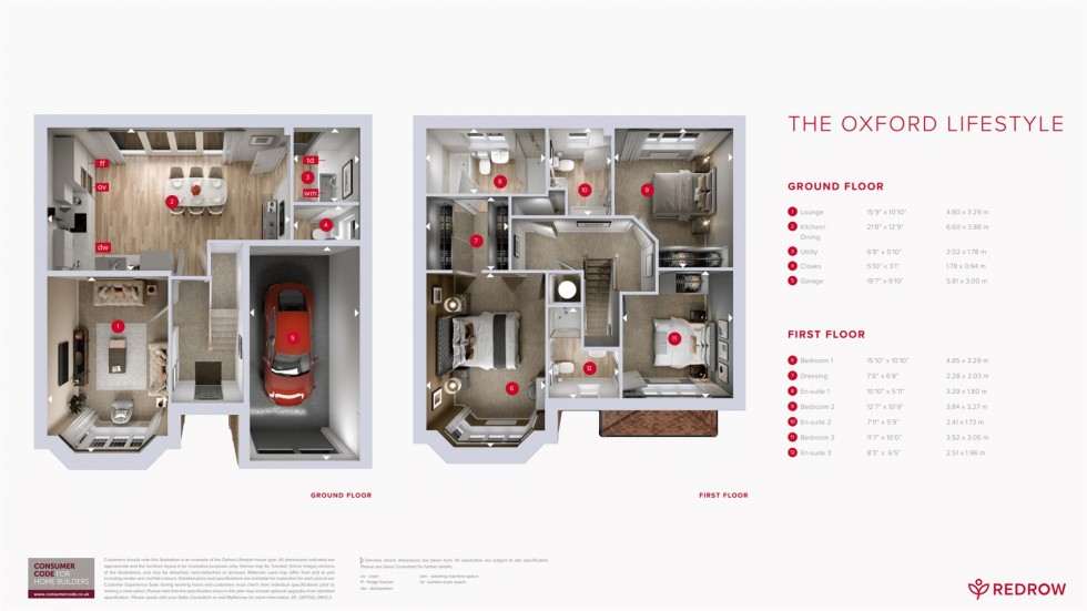Floorplan for Nicker Hill, Keyworth