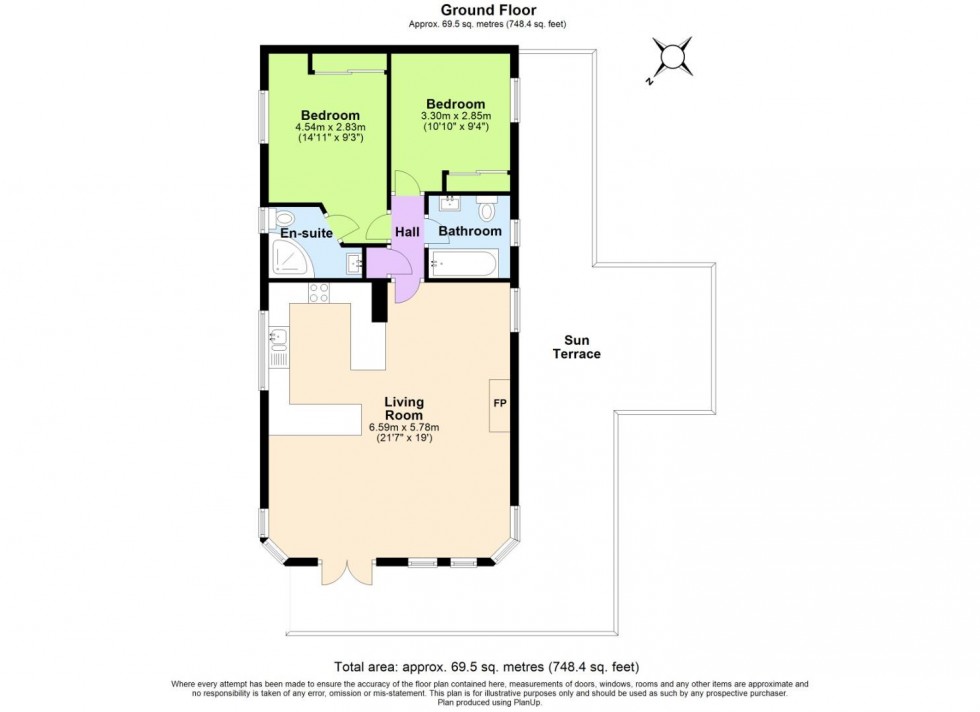 Floorplan for Spring Cottage Road, Overseal