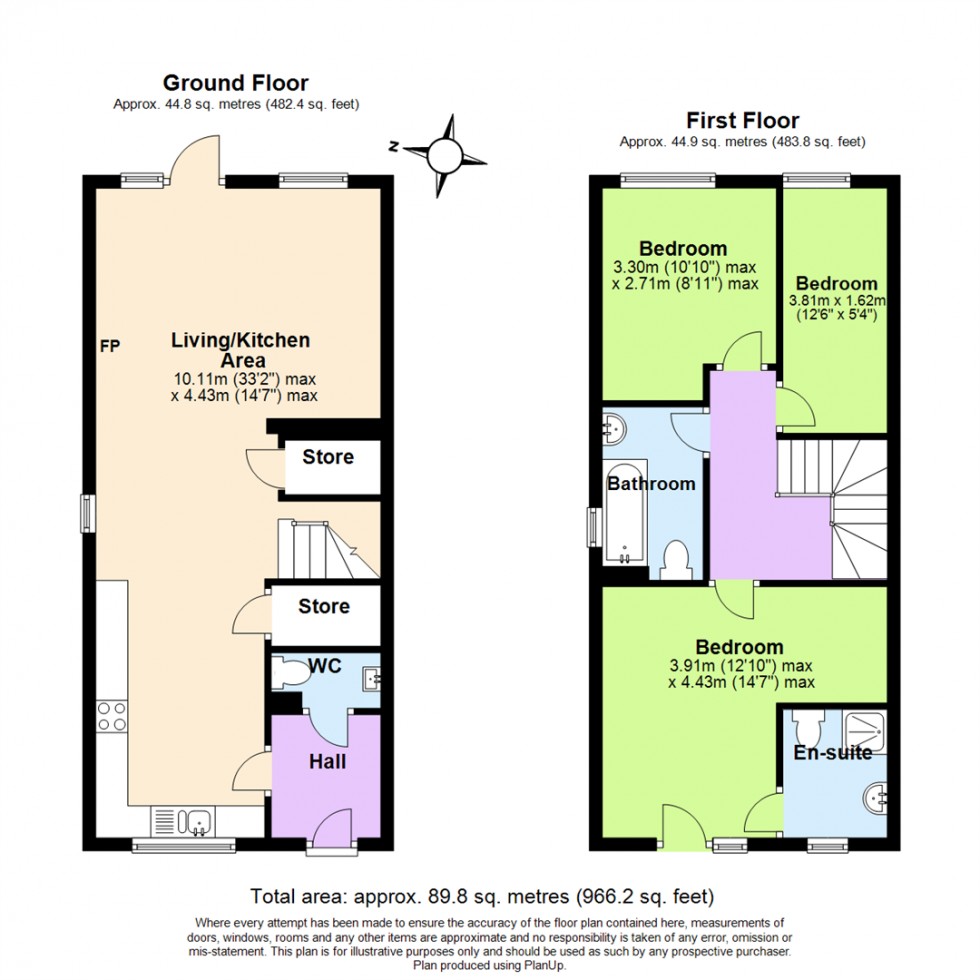 Floorplan for Wilford Crescent West, Meadows, Nottingham