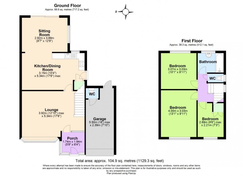Floorplan for The Downs, Silverdale