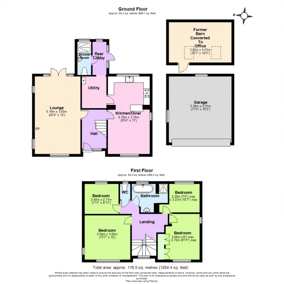 Floorplan for Loughborough Road, Bradmore, Nottingham