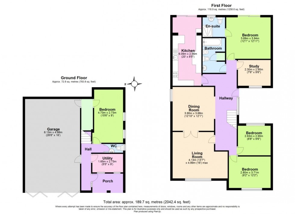 Floorplan for Bracey Rise, West Bridgford, Nottingham