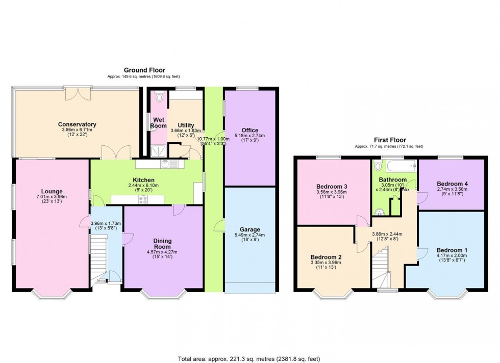 Floorplan for Coleshill Road, Fazeley, Tamworth