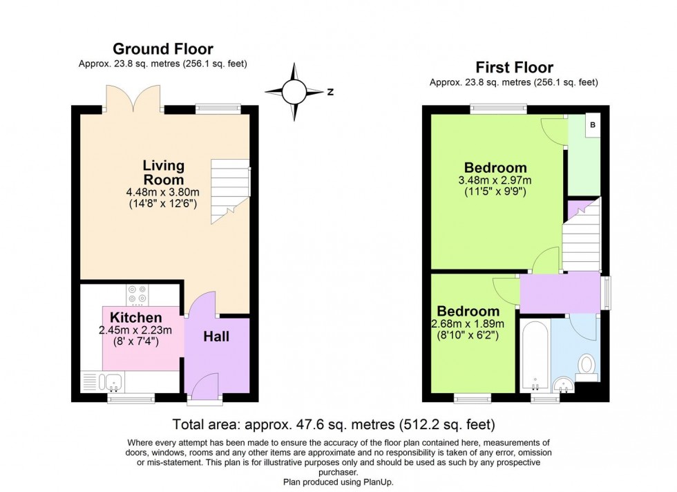 Floorplan for Goldsborough, Wilnecote, Tamworth