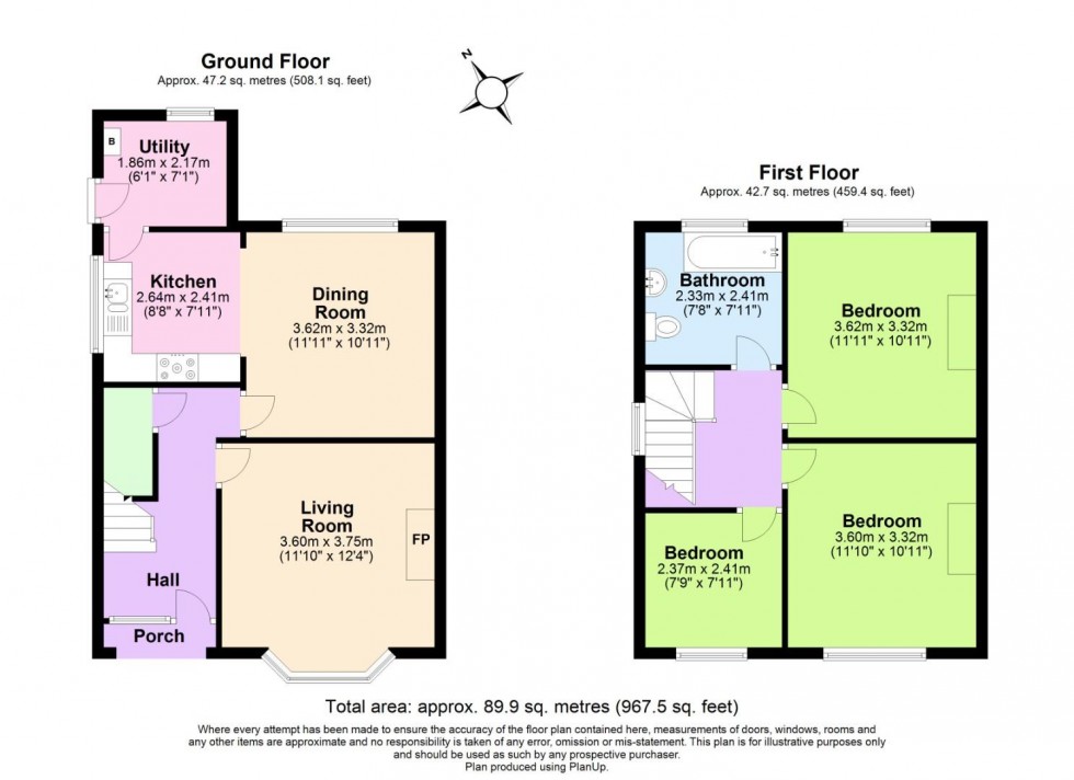 Floorplan for Burton Road
