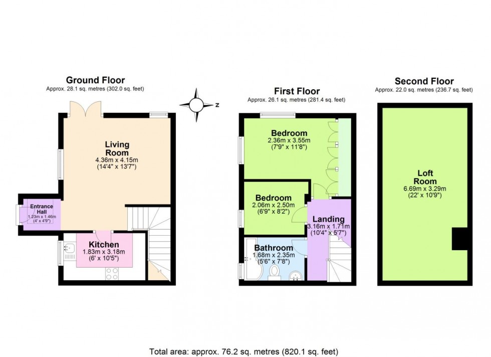 Floorplan for Musters Road, West Bridgford, Nottingham