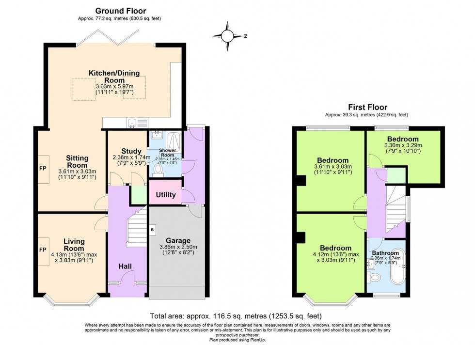 Floorplan for Comberford Road, Tamworth
