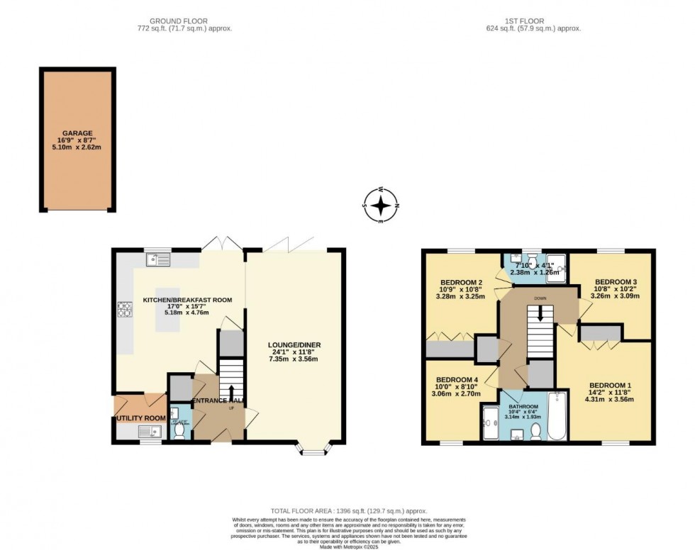 Floorplan for Pickerings Avenue, Measham,