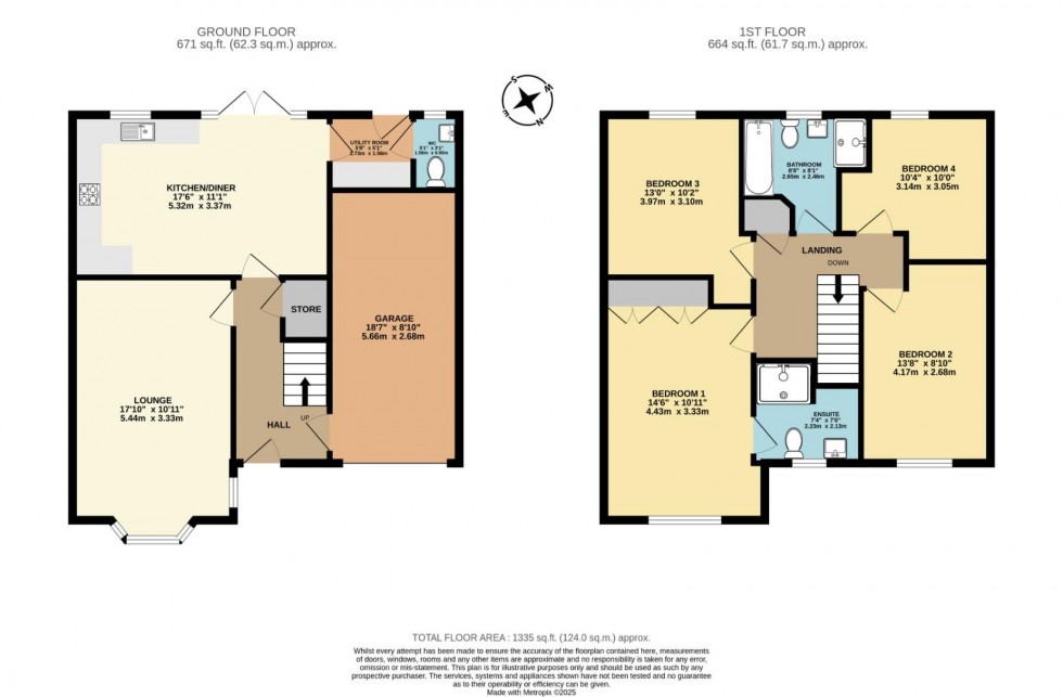 Floorplan for Spring Avenue, Ashby-De-La-Zouch