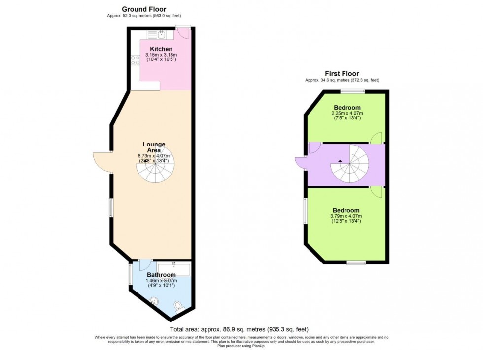Floorplan for Victoria Avenue, Nottingham
