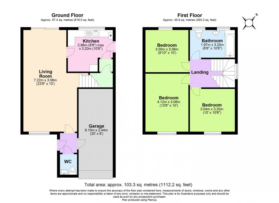 Floorplan for West Drive, Bonehill, Tamworth