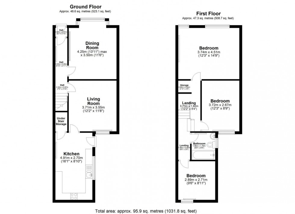 Floorplan for Phoenix Street, Wolverhampton