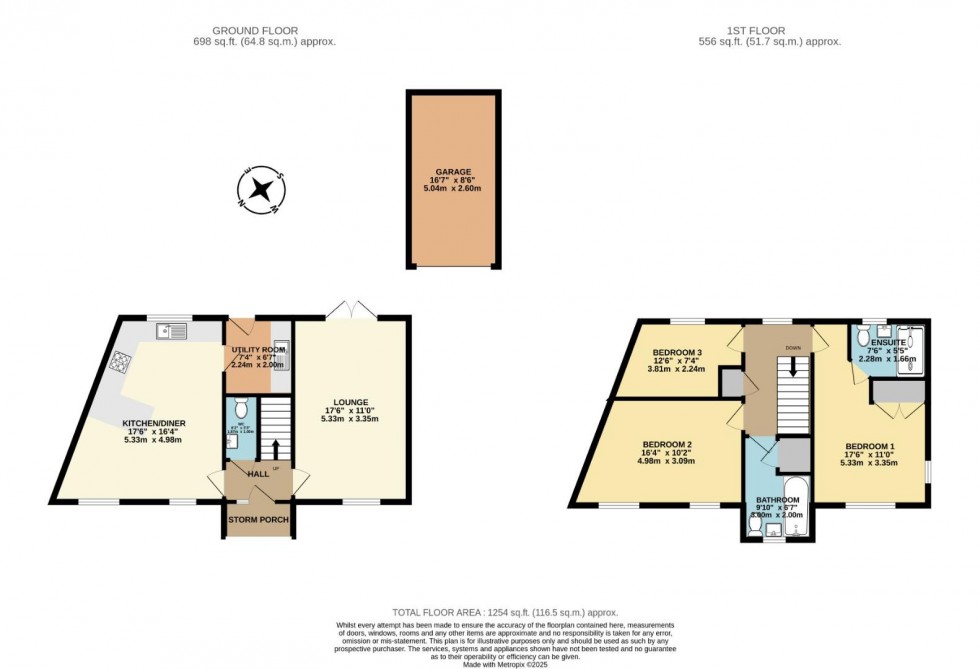 Floorplan for Hart Drive, Measham