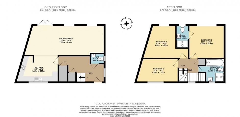 Floorplan for Manor Drive, Worthington