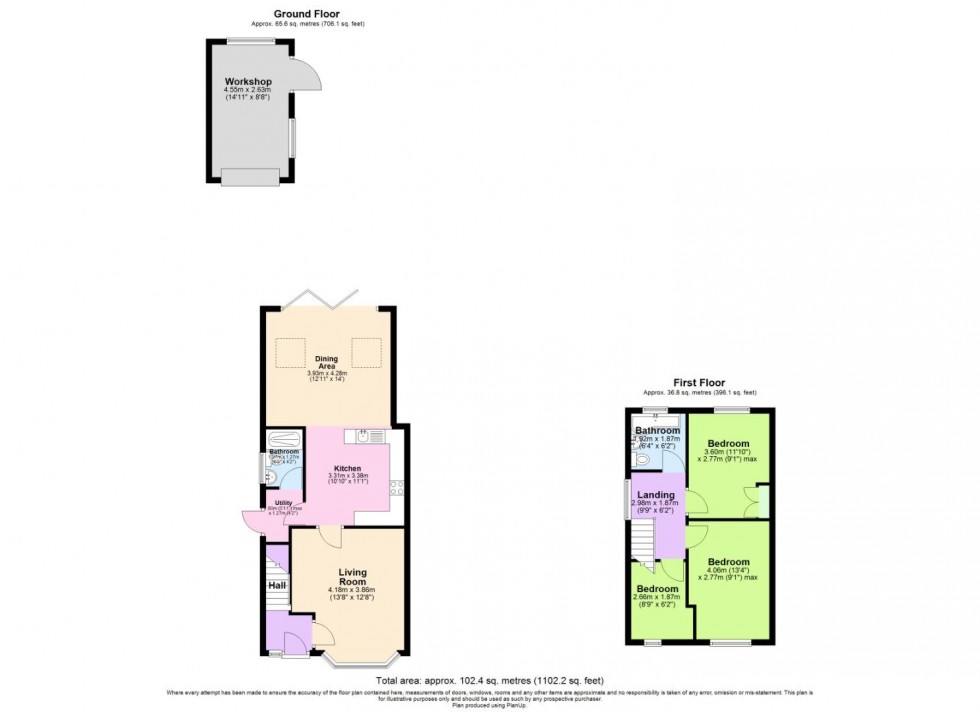 Floorplan for Nottingham Road, Keyworth, Nottingham