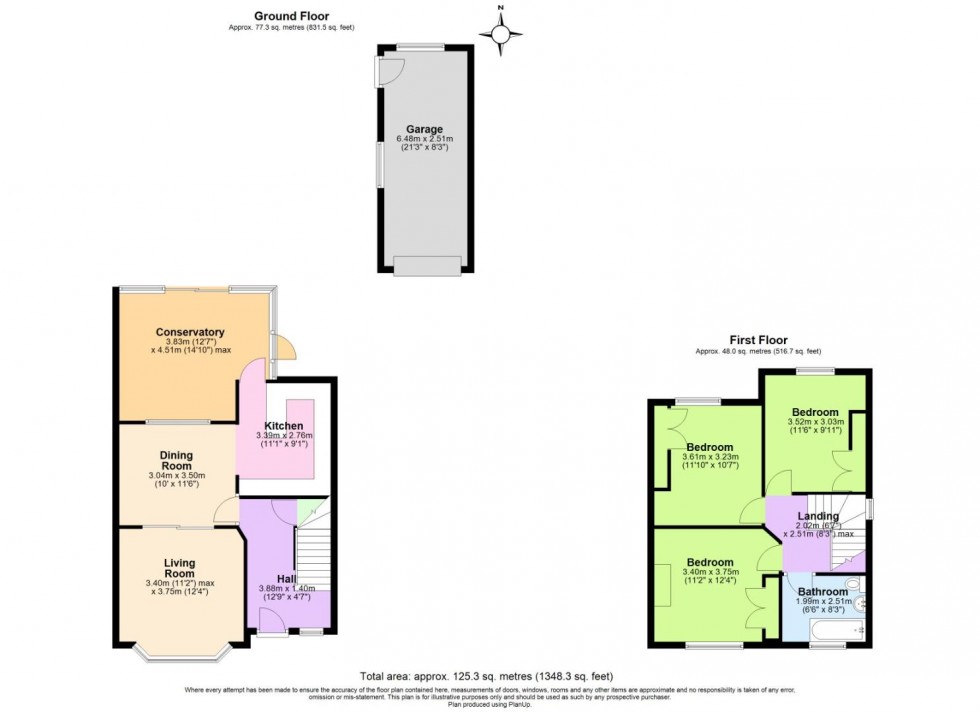 Floorplan for Violet Road, West Bridgford, Nottingham