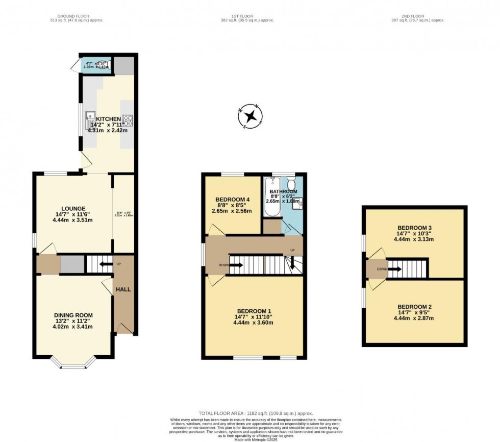 Floorplan for High Street, Measham
