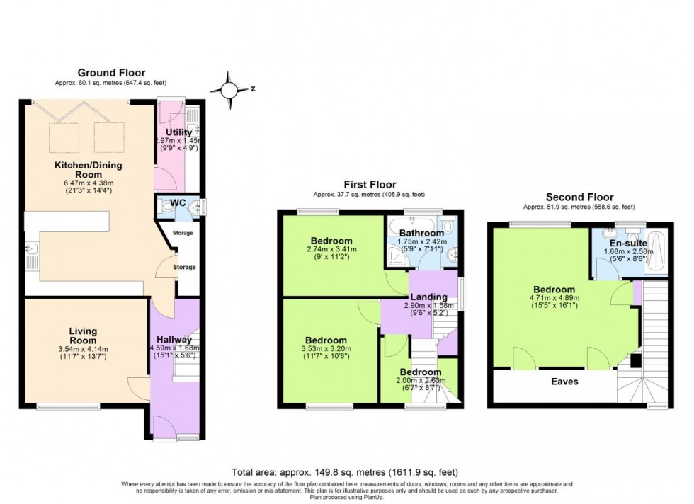 Floorplan for Ruddington Lane, Nottingham