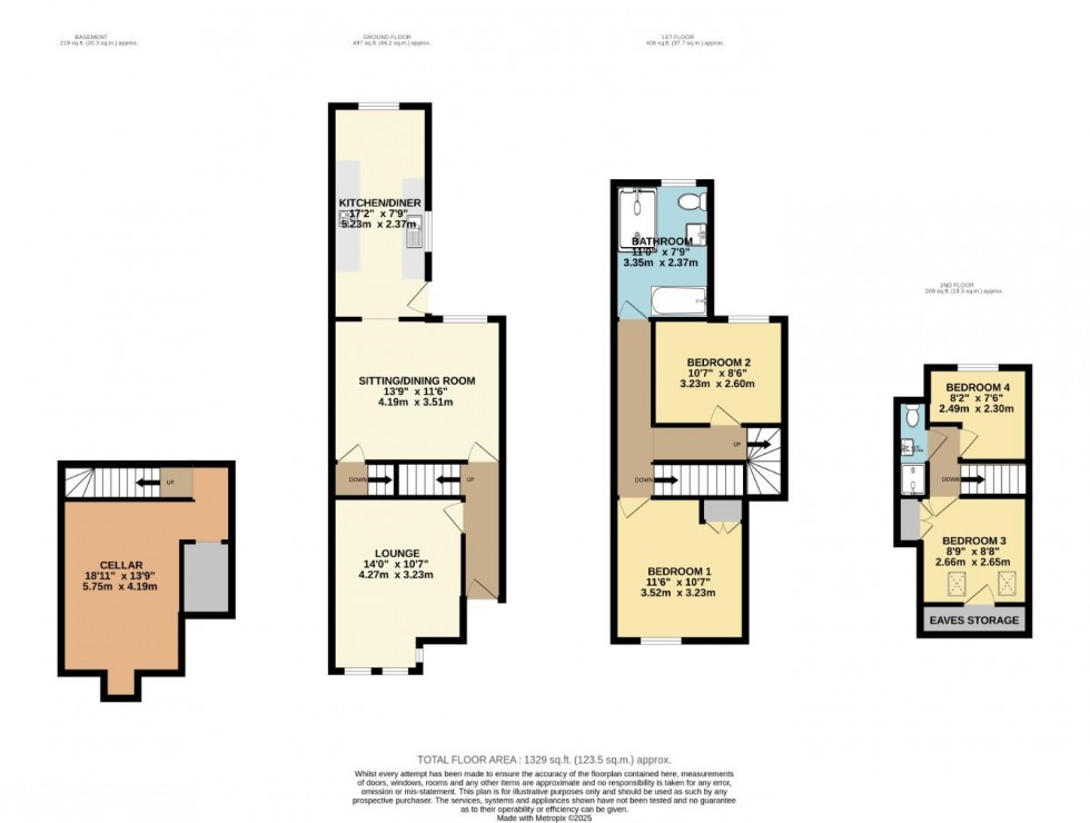 Floorplan for Smisby Road, Ashby-De-La-Zouch