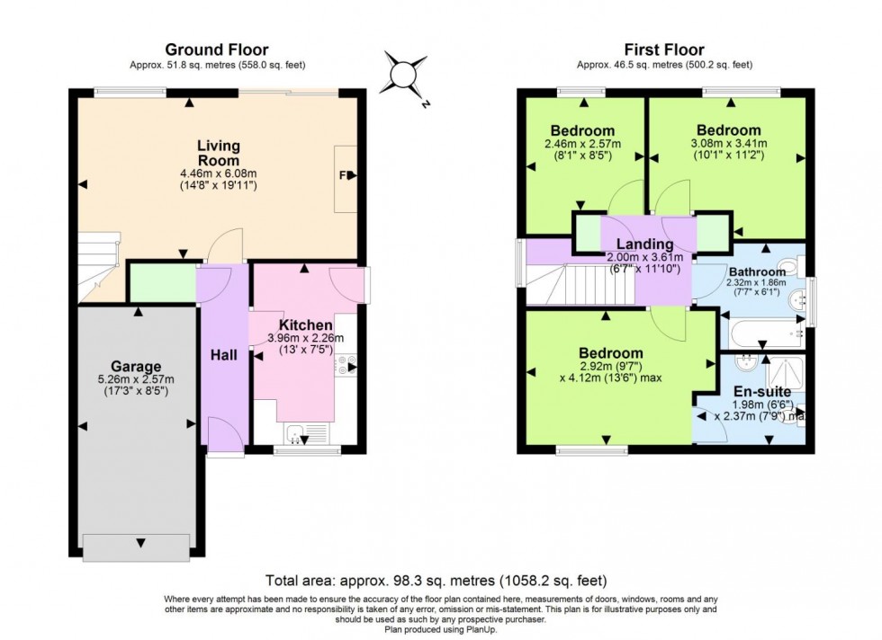 Floorplan for Court Gardens, West Bridgford, Nottingham