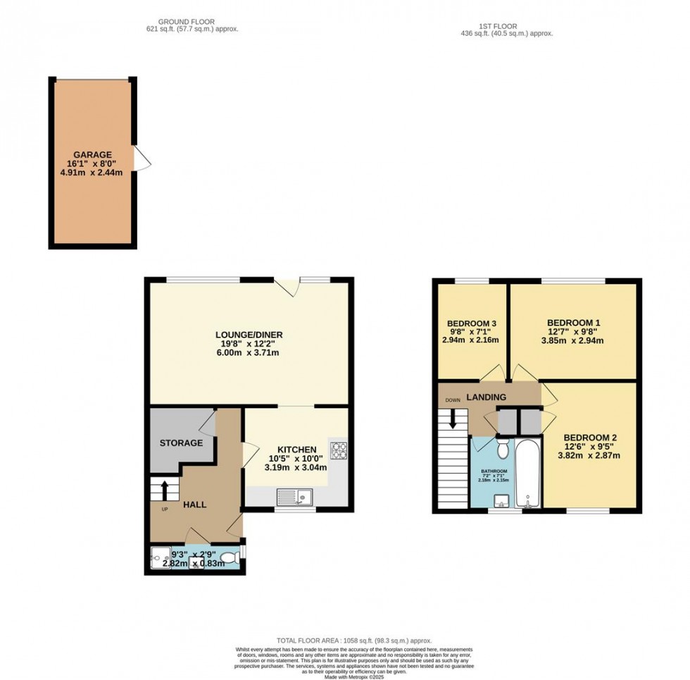 Floorplan for Waveney, Belgrave, Tamworth