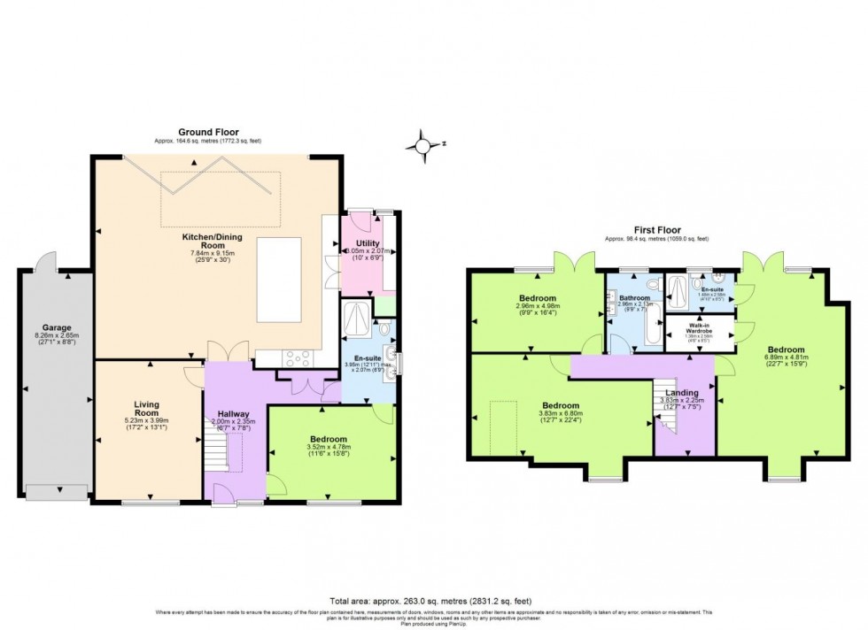 Floorplan for Muir Avenue, Tollerton, Nottingham