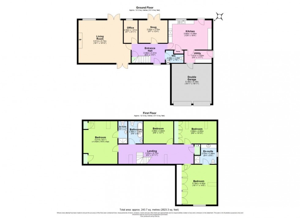 Floorplan for Old Melton Road, Widmerpool, Nottingham