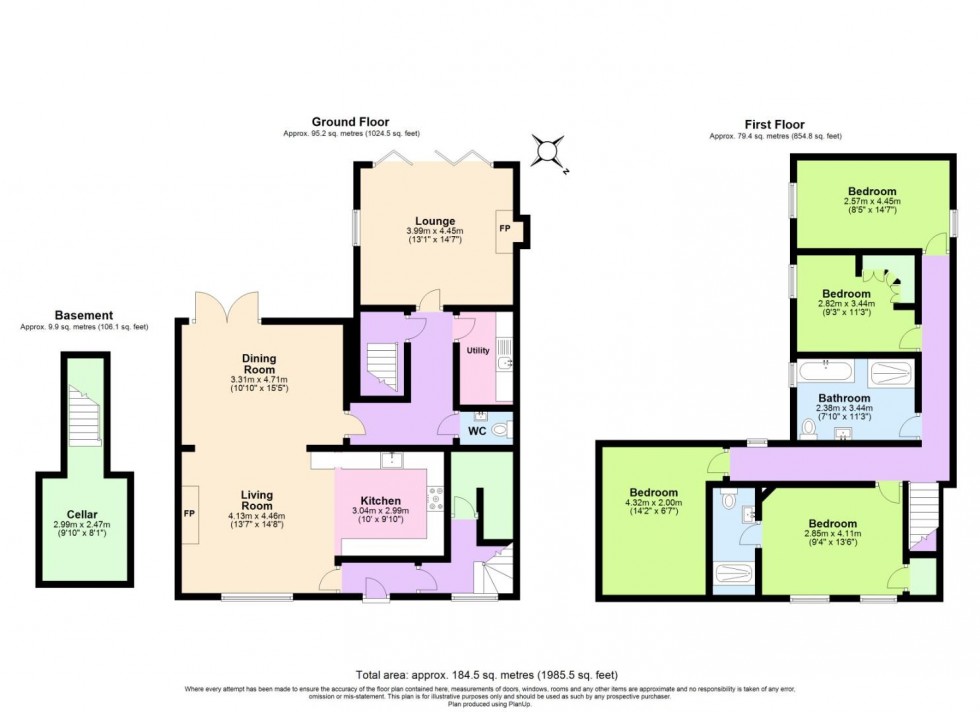 Floorplan for Chapel Street, Oakthorpe
