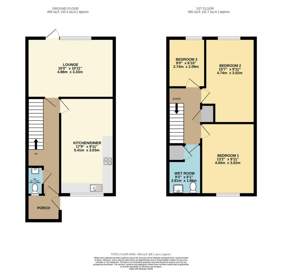 Floorplan for Hawksworth, Tamworth