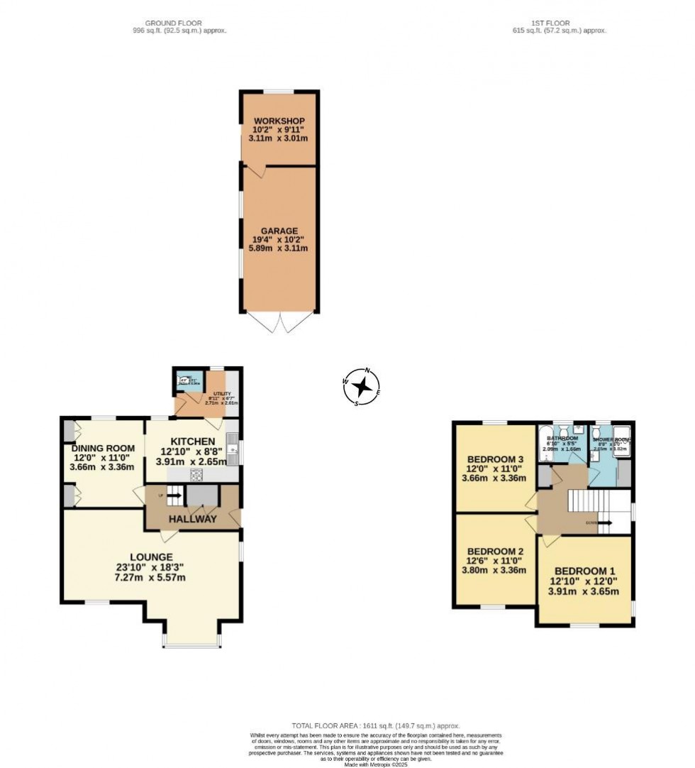 Floorplan for Leicester Road, Ashby-De-La-Zouch