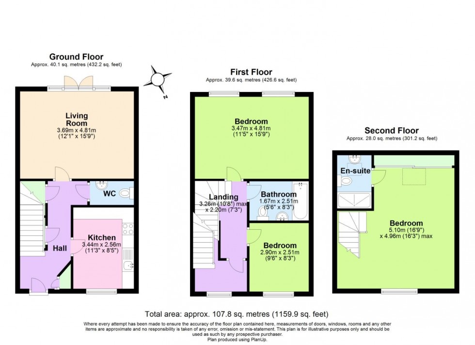 Floorplan for Stanier Drive, Edwalton, Nottingham