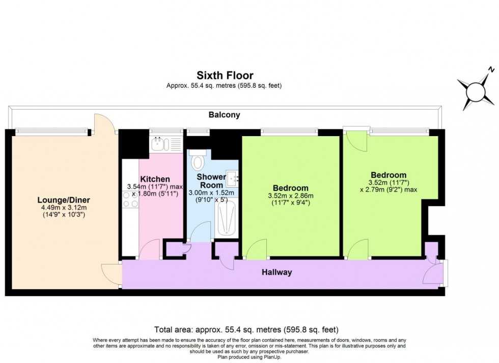 Floorplan for Wilford Lane, West Bridgford, Nottingham