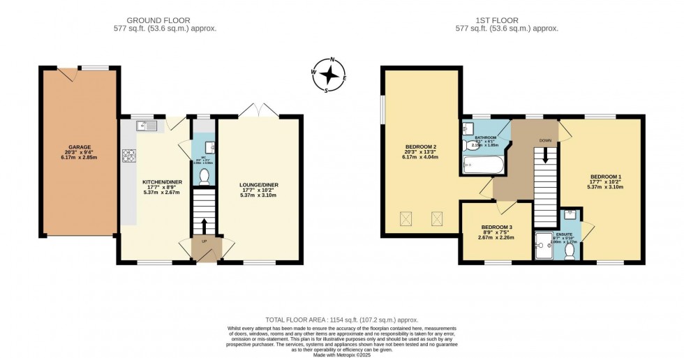 Floorplan for The Brambles, Woodville