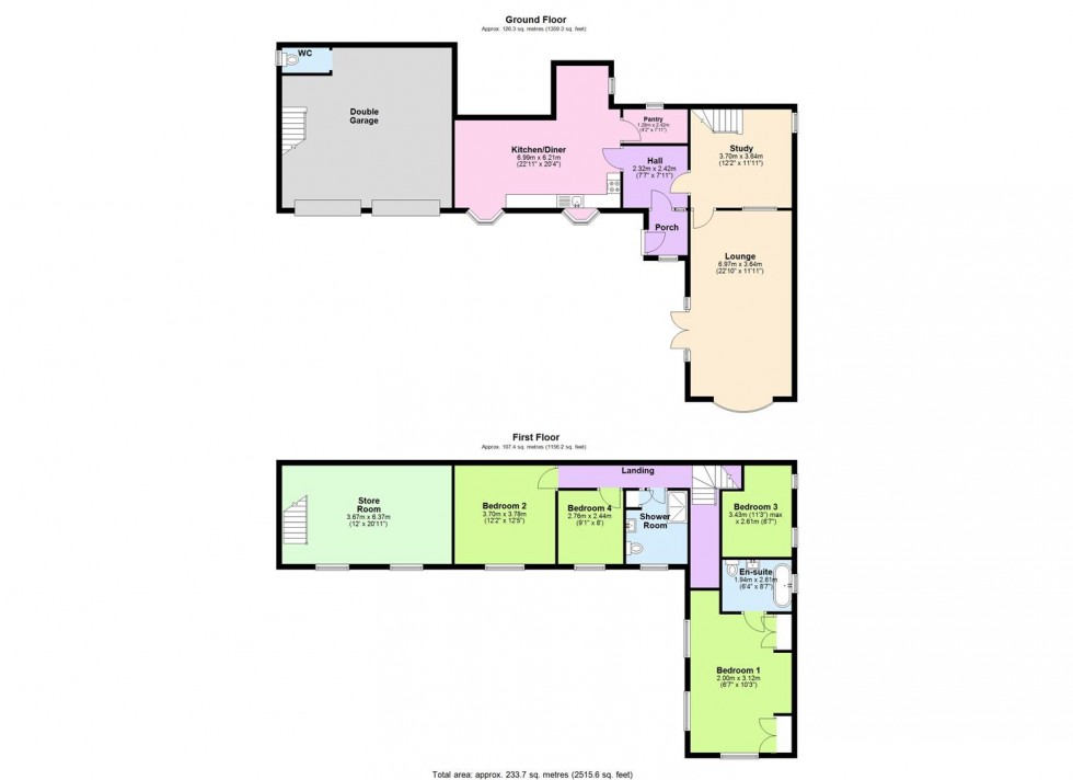 Floorplan for Back Lane, No Mans Heath, Tamworth