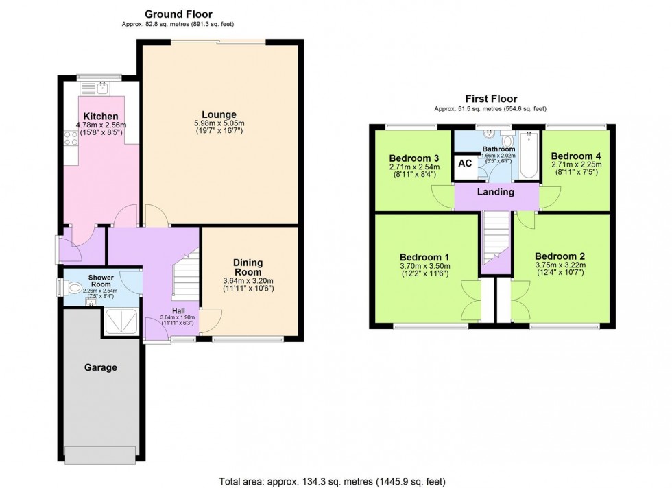 Floorplan for Main Road, Austrey, Atherstone