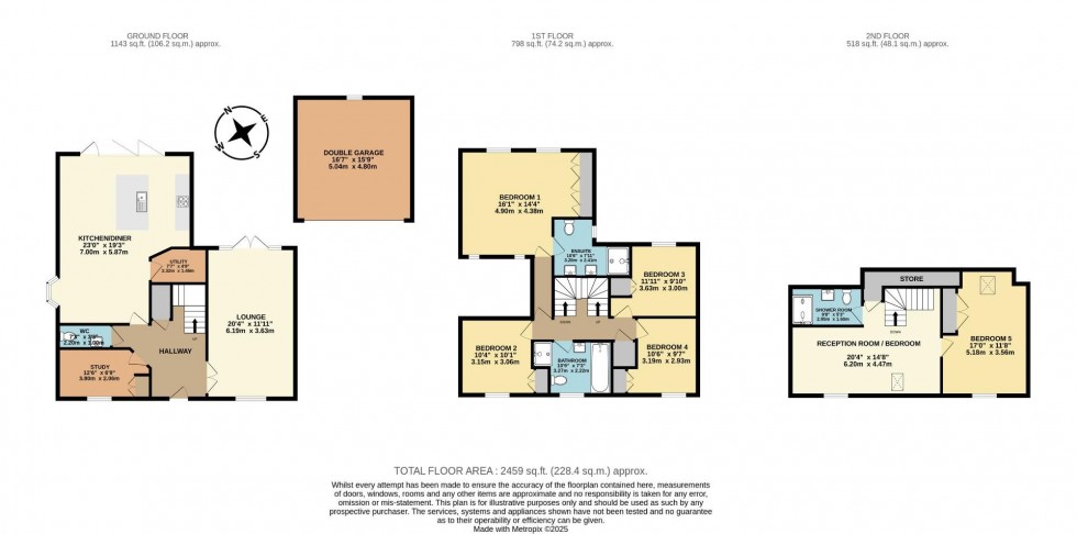 Floorplan for Frances Way, Ibstock
