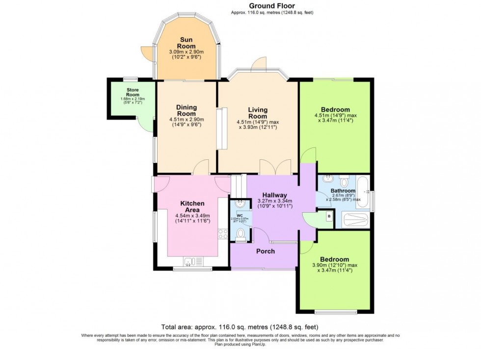 Floorplan for Park Road, Plumtree Park, Keyworth