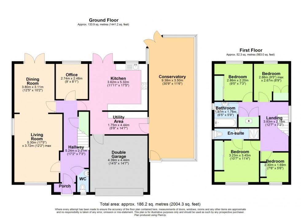 Floorplan for Gresham Close, West Bridgford, Nottingham