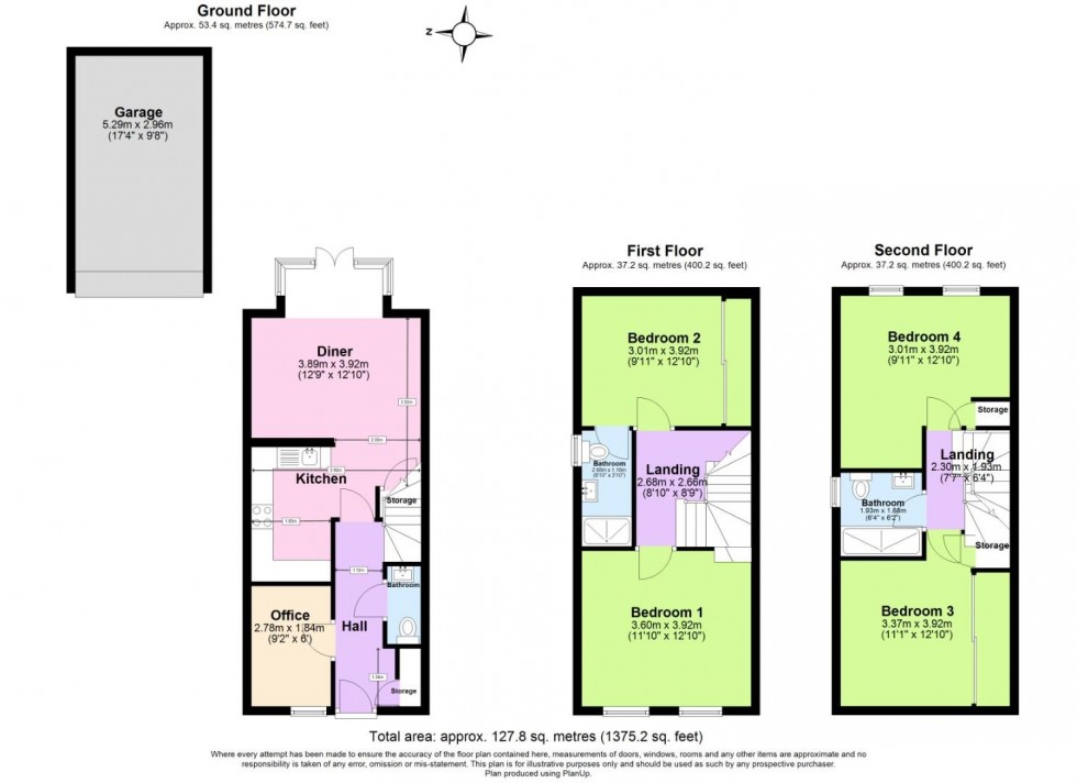 Floorplan for Hemlock Road, Edwalton, Nottingham