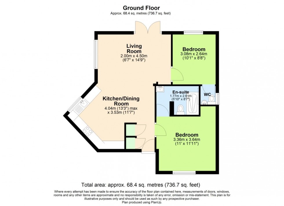 Floorplan for Blind Lane, Keyworth, Nottingham