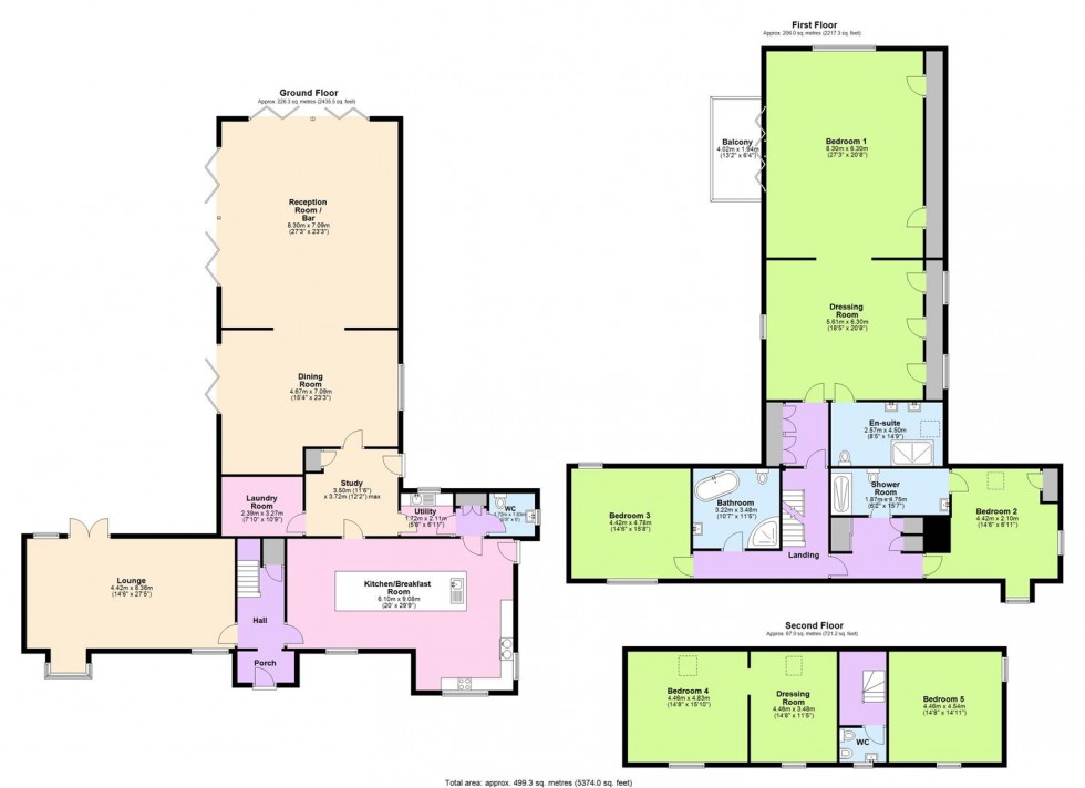 Floorplan for Clifton Road, No Mans Heath, Tamworth