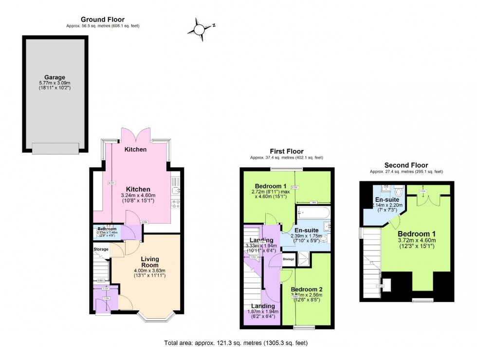 Floorplan for Spring Avenue, Ashby-De-La-Zouch