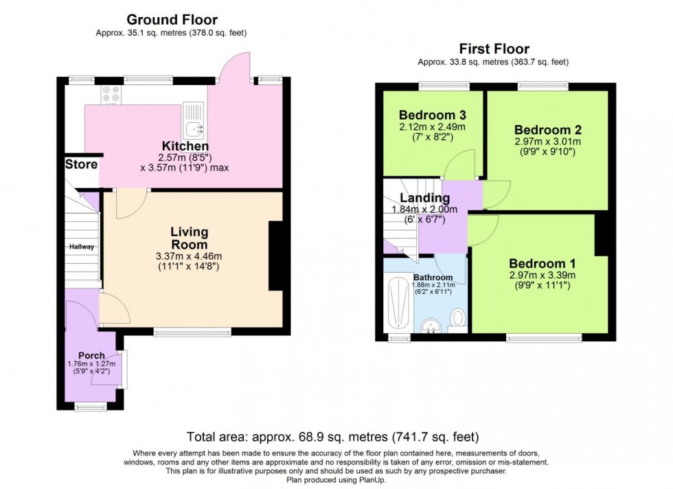 Floorplan for Broxtowe Lane, Nottingham