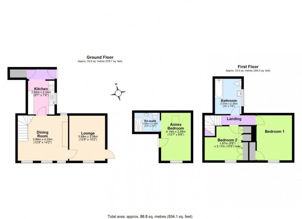 Floorplan for Hollow Road, Breedon-On-The-Hill