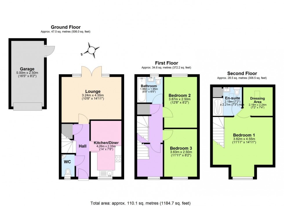 Floorplan for Bishop Hall Road, Ashby-De-La-Zouch