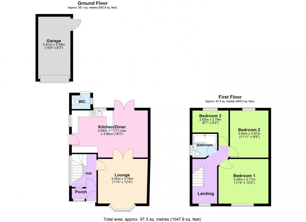 Floorplan for Watling Street, Wilnecote