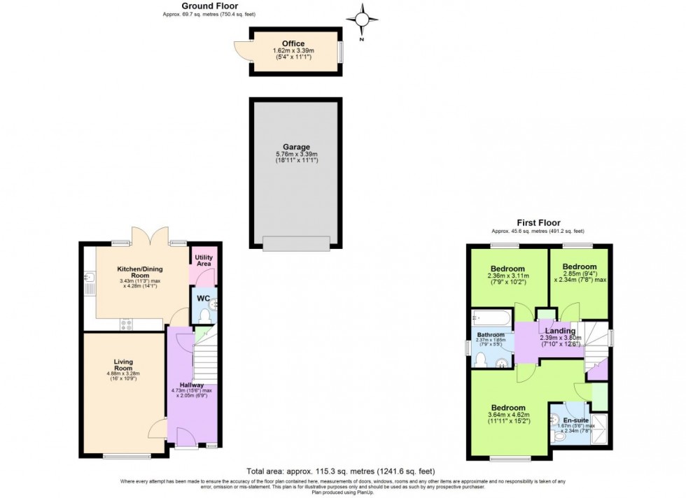Floorplan for Pike Avenue, Keyworth Rise