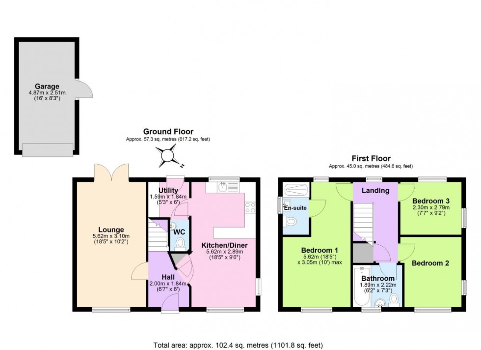 Floorplan for Kesbrook Drive, Overseal