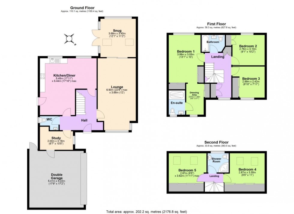 Floorplan for Thistle Close, Swadlincote
